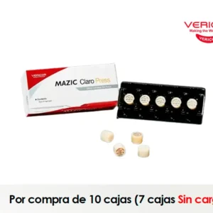 Comprando 10 cajas de Mazic Claro Press te llevas sin cargo 7 cajas