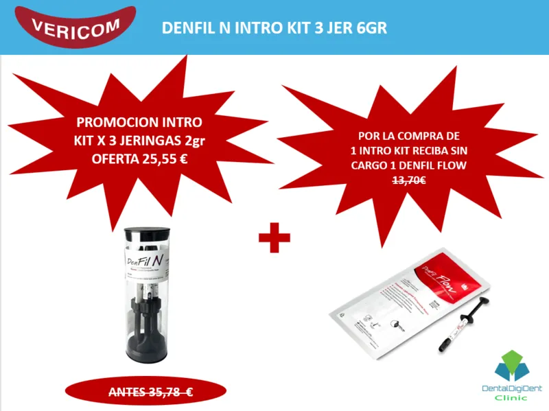 DENFIL N INTRO KIT 3 JER 6GR comercializado por Dentaldigidentsolutions en España Francia Portugal e Italia