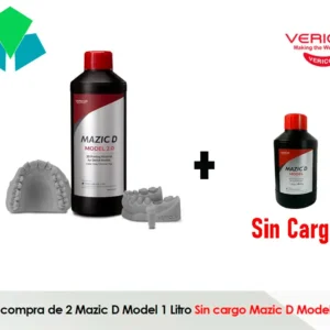 Por la compra de 2 Mazic D Model de 1 litro sin cargo Mazic D Model de 500 ml