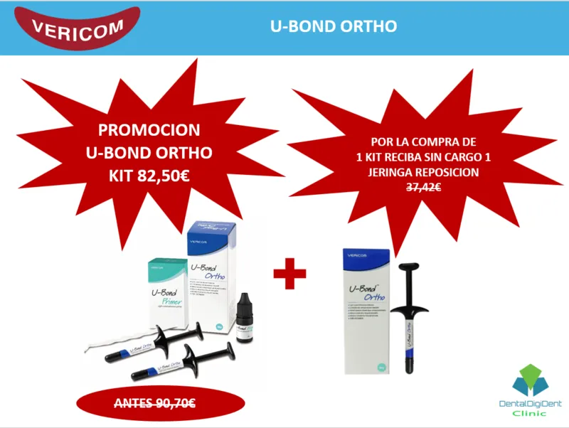 U-BOND ORTHO comercializado por Dentaldigidentsolutions en España Francia Portugal e Italia
