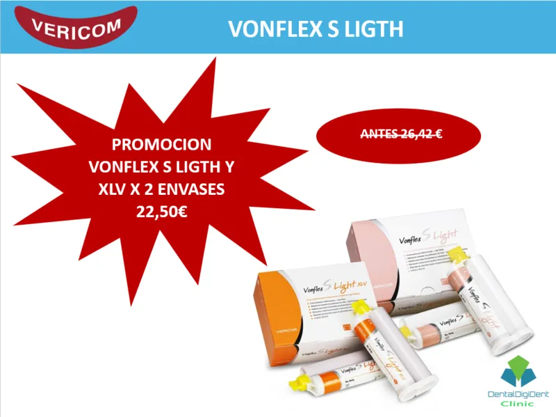 VONFLEX S LIGTH comercializado por Dentaldigidentsolutions en España Francia Portugal e Italia