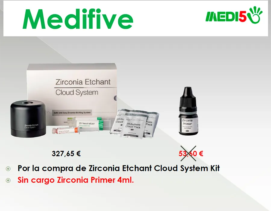Zirconia Etchant Cloud System Kit - Oferta sin cargo Zirconia primer 4 ml