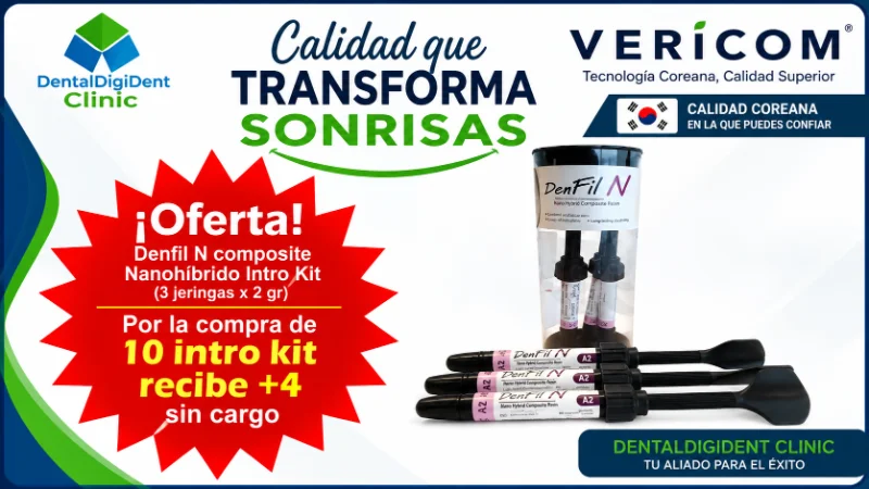 oferta-denfil-n-composite-nanohibrido-intro-kit-vericom-dentaldigident Oferta DenFil N composite nanohíbrido Intro Kit Vericom: compra 10 kits y recibe 4 sin cargo