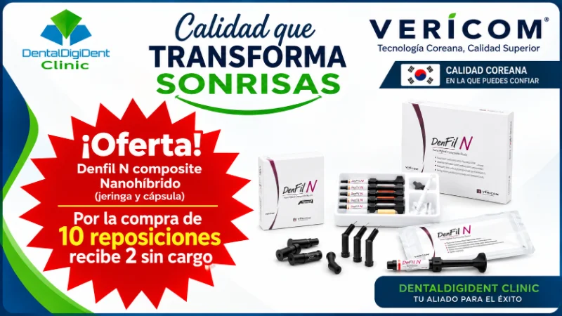 oferta- dentaldigident-denfil-n-composite-nanohibrido-vericom-dentaldigident Oferta DenFil N composite nanohíbrido Vericom: compra 10 reposiciones y recibe 2 sin cargo