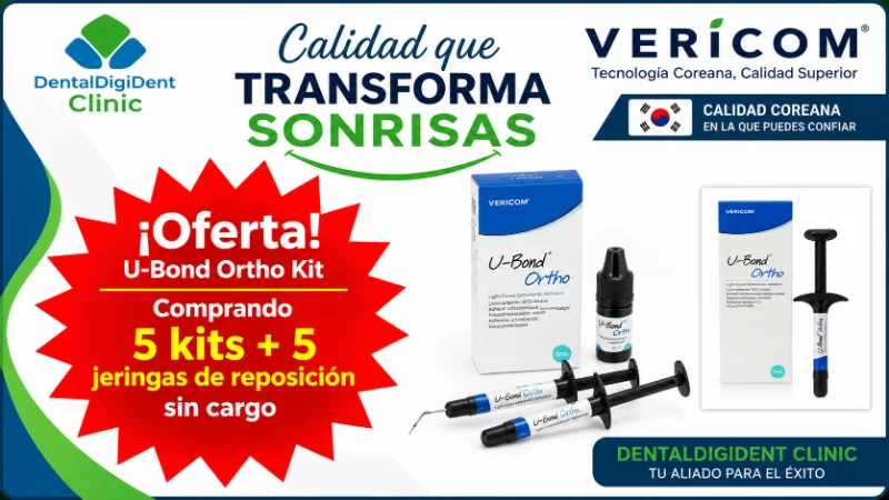oferta-u-bond-ortho-kit-vericom-dentaldigident Oferta U-Bond Ortho Kit Vericom: compra 5 kits y recibe 5 jeringas de reposición sin cargo
